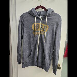 UC Berkeley Men's Charcoal Gray Zip Hoodie NWT - 2XL